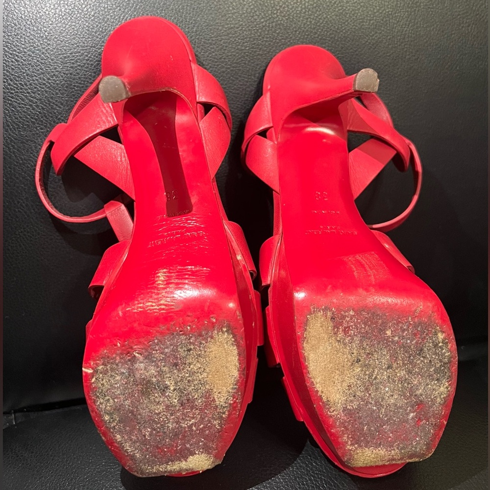 pink YSL heel, size 38, slightly worn but still in good condition. - Picture 5 of 6